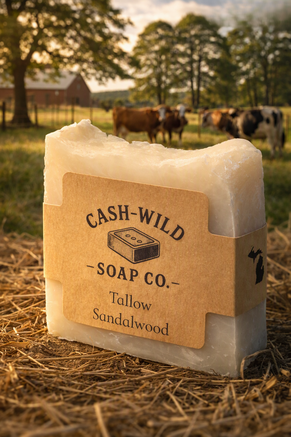 Tallow Sandalwood Bar Soap