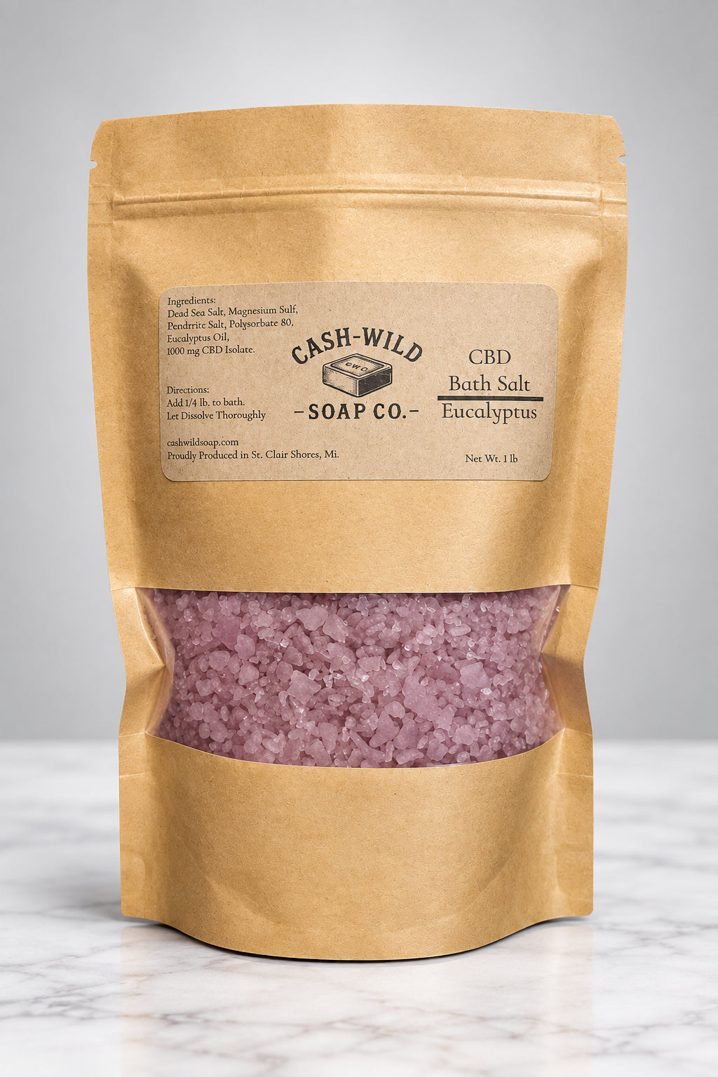 CBD Bath Salt - Eucalyptus