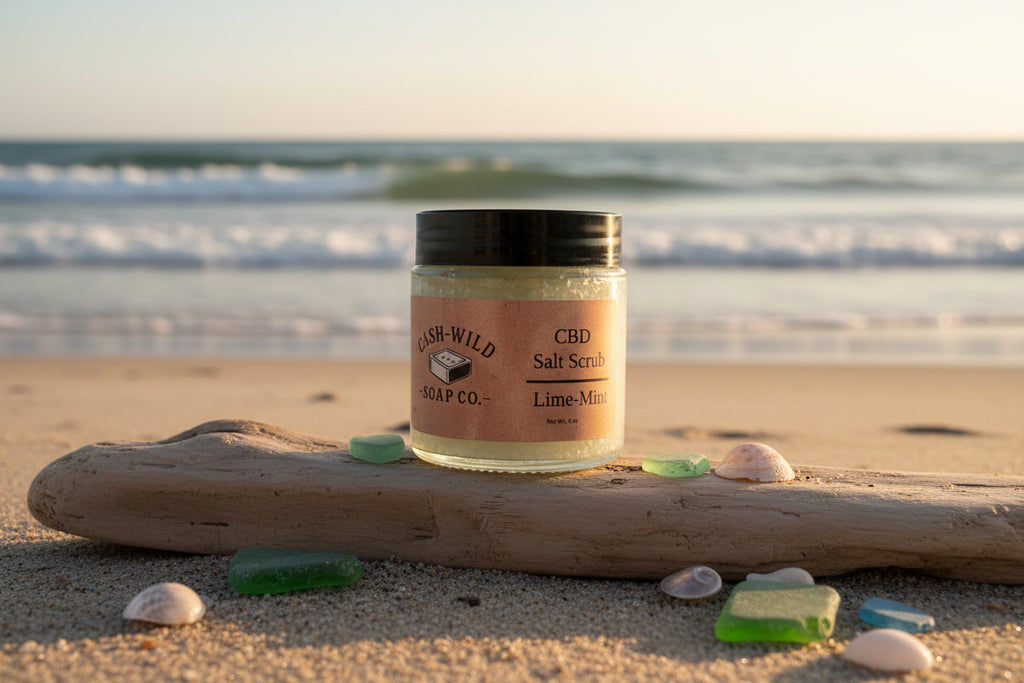 CBD Salt Scrub - Lime Mint