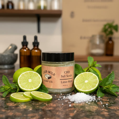 CBD Salt Scrub - Lime Mint